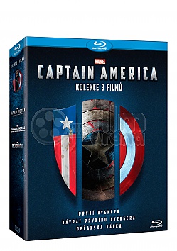 CAPTAIN AMERICA Trilogie 1 - 3: Captain America: Prvn Avenger + Captain America: Nvrat prvnho Avengera + Captain America: Obansk vlka Kolekce