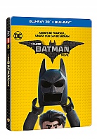 LEGO BATMAN FILM 3D + 2D Steelbook™ Limitovan sbratelsk edice + DREK flie na SteelBook™ (Blu-ray 3D + Blu-ray)