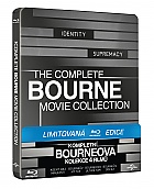 BOURNEOVA Kvadrilogie 1 - 4 Steelbook™ Kolekce Limitovaná sběratelská edice + DÁREK fólie na SteelBook™ (4 Blu-ray)