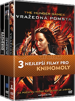 KOLEKCE PRO KNIHOMOLY (Hunger Games: Vraedn pomsta, Divergence, Ndhern bytosti) Kolekce