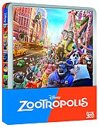 ZOOTROPOLIS: Město zvířat 3D + 2D Steelbook™ Limitovaná sběratelská edice + DÁREK fólie na SteelBook™ (Blu-ray 3D + Blu-ray)