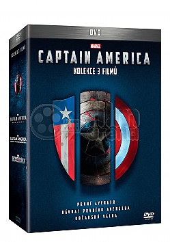 CAPTAIN AMERICA Trilogie 1-3: Captain America: Prvn Avenger + Captain America: Nvrat prvnho Avengera + Captain America: Obansk vlka Kolekce