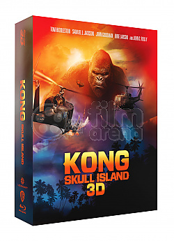 FAC #147 KONG: OSTROV LEBEK DOUBLE 3D LENTICULAR XL + Lentikulrn Magnet 3D + 2D Steelbook™ Limitovan sbratelsk edice - slovan