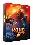 FAC #147 KONG: OSTROV LEBEK DOUBLE 3D LENTICULAR XL + Lentikul�rn� Magnet 3D + 2D Steelbook™ Limitovan� sb�ratelsk� edice - ��slovan� (Blu-ray 3D + Blu-ray)