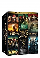 PIRÁTI Z KARIBIKU 1 - 5 Kolekce (5 Blu-ray)
