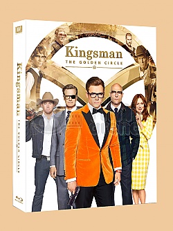 FAC #93 KINGSMAN: Zlat kruh FULLSLIP + LENTICULAR 3D MAGNET Steelbook™ Limitovan sbratelsk edice - slovan