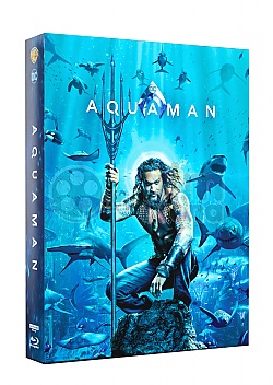 FAC #121 AQUAMAN Lenticular 3D FullSlip EDITION #2 Steelbook™ Limitovan sbratelsk edice - slovan