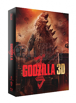 FAC #145 GODZILLA (2014) DOUBLE 3D LENTICULAR FULLSLIP XL + LENTICULAR MAGNET 3D + 2D Steelbook™ Limitovan sbratelsk edice - slovan