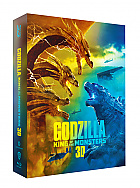 FAC #146 GODZILLA II KR�L MONSTER Lenticular 3D FullSlip XL EDITION #2 Steelbook™ Limitovan� sb�ratelsk� edice - ��slovan� (Blu-ray 3D + Blu-ray)