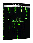 MATRIX RESURRECTIONS Steelbook™ Limitovaná sběratelská edice + DÁREK fólie na SteelBook™ (4K Ultra HD + Blu-ray)