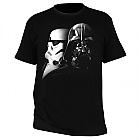 TRIČKO STAR WARS - "Vader a Trooper" pánské, černé L (Merchandise)