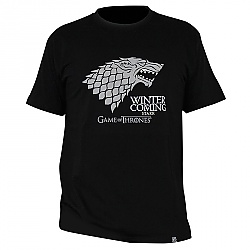 TRIKO GAME OF THRONES - "Winter is coming" pnsk, ern XXL