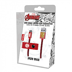 MICRO USB KABEL IRON MAN 120 CM