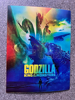 GODZILLA II KRÁL MONSTER - Lentikulární 3D samolepka A